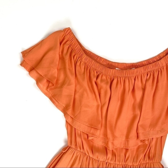 Lush Off Shoulder Chiffon Sleeveless Dress - Picture 9 of 9